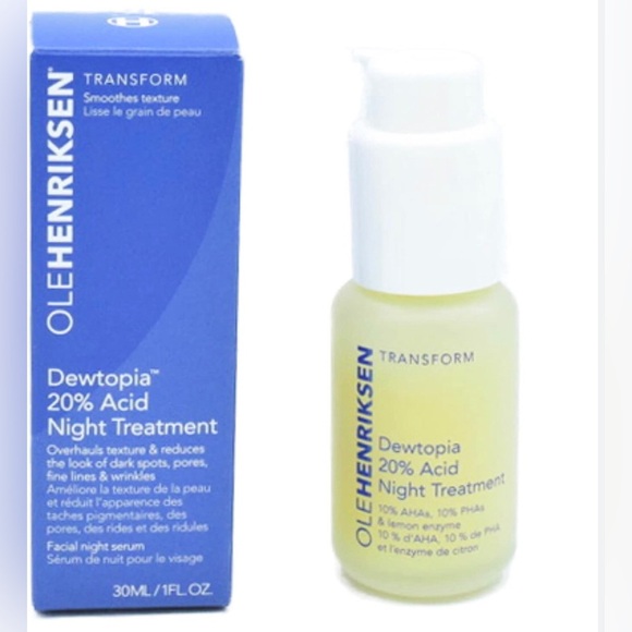 Ole Henriksen Dewtopia 20% Acid Night Treatment 1oz new‎ - Picture 1 of 5